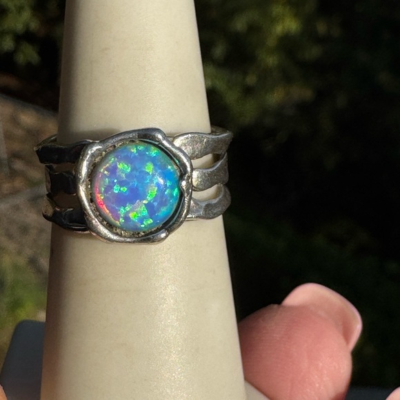 925 Opal Ring - Picture 4 of 16